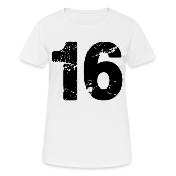 16 - T-shirt respirant Femme - blanc - Devant - AI Model Female 172 dark (172cm)
