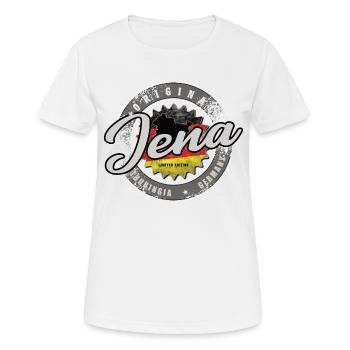 Allemagne originale Thuringe Jena Forêt de Thuringe - T-shirt respirant Femme - blanc - Devant - AI Model Female 172 dark (172cm)