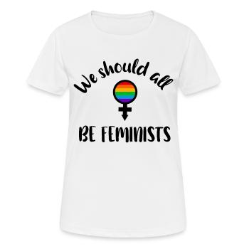Equality - Women's Breathable T-Shirt - white - Front - AI Model Female 172 dark (172cm)