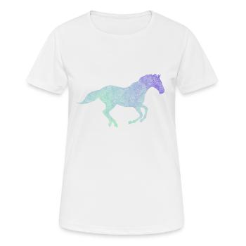 Beauty - Frauen T-Shirt atmungsaktiv - Weiß - Vorne - AI Model Female 172 dark (172cm)