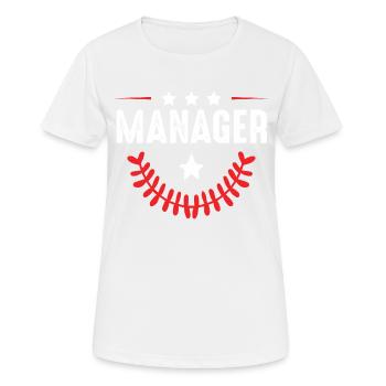 Manager Beruf - Frauen T-Shirt atmungsaktiv - Weiß - Vorne - AI Model Female 172 dark (172cm)