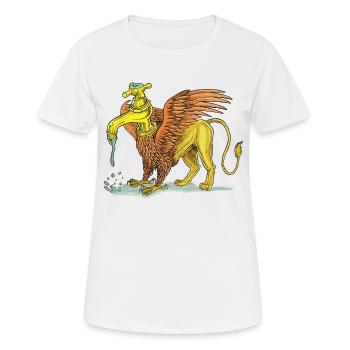 THE TAP - Women's Breathable T-Shirt - white - Front - AI Model Female 172 dark (172cm)