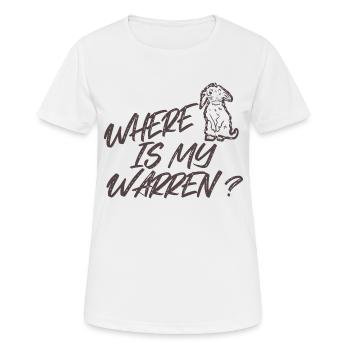 Labyrinth - Lustiges Sprichwort - Frauen T-Shirt atmungsaktiv - Weiß - Vorne - AI Model Female 172 dark (172cm)