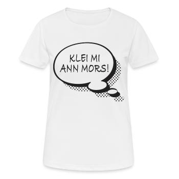 Klei mi ann Mors Bas-allemand - T-shirt respirant Femme - blanc - Devant - AI Model Female 172 dark (172cm)