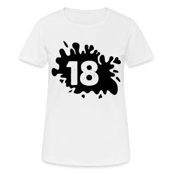 Blobs 18 - Women's Breathable T-Shirt - white - Front - AI Model Female 172 dark (172cm)