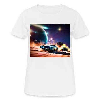 Mad and Furious #4 - Women's Breathable T-Shirt - white - Front - AI Model Female 172 dark (172cm)