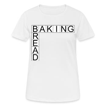 Baking Bread - Women's Breathable T-Shirt - white - Front - AI Model Female 172 dark (172cm)