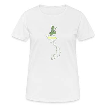 Vietnam - T-shirt respirant Femme - blanc - Devant - AI Model Female 172 dark (172cm)