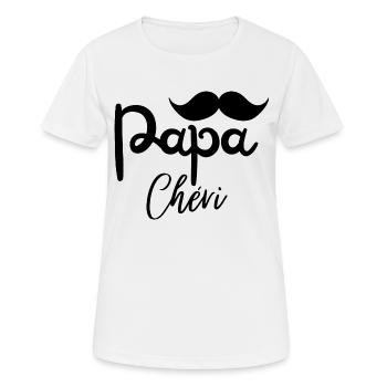 Darling Daddy - Women's Breathable T-Shirt - white - Front - AI Model Female 172 dark (172cm)