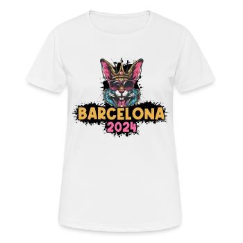 Barcelona 2024 Bunny - Women's Breathable T-Shirt - white - Front - AI Model Female 172 dark (172cm)