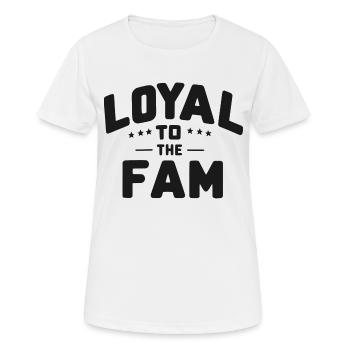 Loyal to the Fam - Women's Breathable T-Shirt - white - Front - AI Model Female 172 dark (172cm)