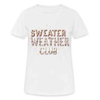 MÉTÉO DES PULLS - T-shirt respirant Femme - blanc - Devant - AI Model Female 172 dark (172cm)
