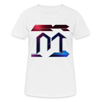 die Nachricht - Frauen T-Shirt atmungsaktiv - Weiß - Vorne - AI Model Female 172 dark (172cm)