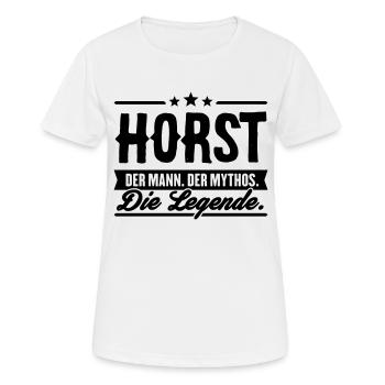 Man Myth Legend Horst - T-shirt respirant Femme - blanc - Devant - AI Model Female 172 dark (172cm)