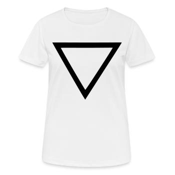 wasser - Frauen T-Shirt atmungsaktiv - Weiß - Vorne - AI Model Female 172 dark (172cm)