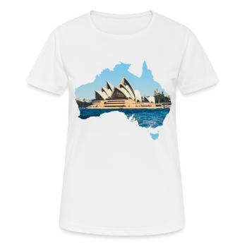 Sydney - Women's Breathable T-Shirt - white - Front - AI Model Female 172 dark (172cm)