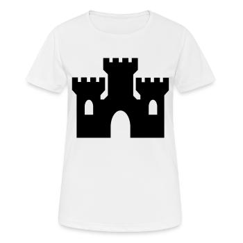castle - Women's Breathable T-Shirt - white - Front - AI Model Female 172 dark (172cm)