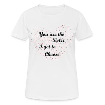 BFF - Best friends forever - Women's Breathable T-Shirt - white - Front - AI Model Female 172 dark (172cm)