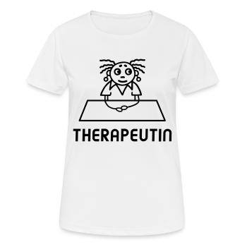 Ergotherapeutin Psychologin Therapie Therapeutin - Frauen T-Shirt atmungsaktiv - Weiß - Vorne - AI Model Female 172 dark (172cm)