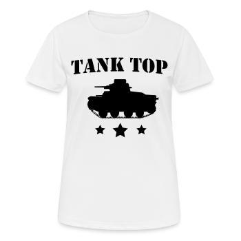 Tank Tank Top - Women's Breathable T-Shirt - white - Front - AI Model Female 172 dark (172cm)