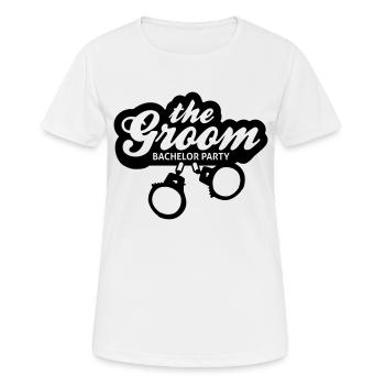 junggesellen abschied - Frauen T-Shirt atmungsaktiv - Weiß - Vorne - AI Model Female 172 dark (172cm)
