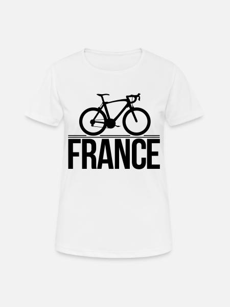 france cycling - Women's Breathable T-Shirt - white