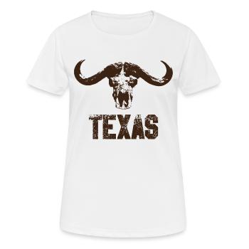 TEXAS - T-shirt respirant Femme - blanc - Devant - AI Model Female 172 dark (172cm)