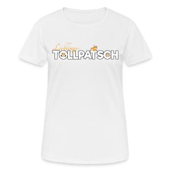 Lieblingstollpatsch - Meerschweinchen Tollpatsch - Frauen T-Shirt atmungsaktiv - Weiß - Vorne - AI Model Female 172 dark (172cm)