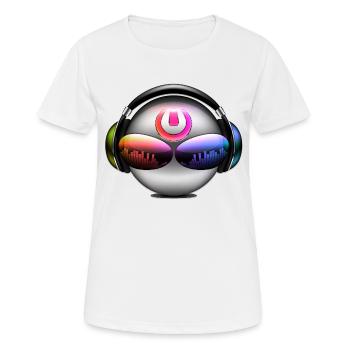 Discjockey Musik - Frauen T-Shirt atmungsaktiv - Weiß - Vorne - AI Model Female 172 dark (172cm)