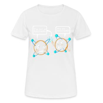science - Women's Breathable T-Shirt - white - Front - AI Model Female 172 dark (172cm)