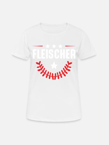 Fleischer Beruf - Frauen T-Shirt atmungsaktiv - Weiß