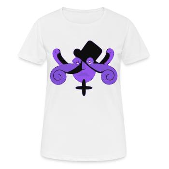 Unwirklicher Mister Blok - Frauen T-Shirt atmungsaktiv - Weiß - Vorne - AI Model Female 172 dark (172cm)