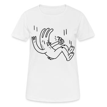 Chicken Fall - Women's Breathable T-Shirt - white - Front - AI Model Female 172 dark (172cm)