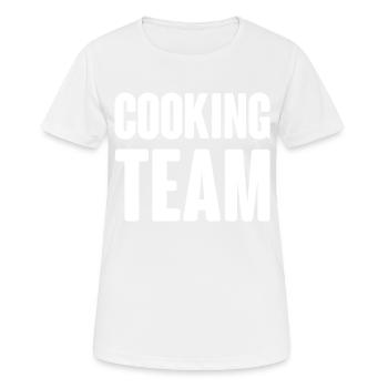 Cooking Team - Women's Breathable T-Shirt - white - Front - AI Model Female 172 dark (172cm)