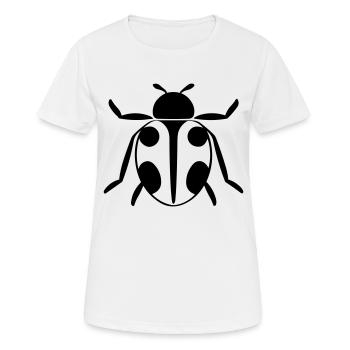 Coccinelle - T-shirt respirant Femme - blanc - Devant - AI Model Female 172 dark (172cm)