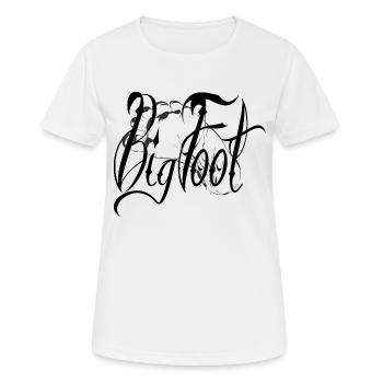 SASQUATCH - T-shirt respirant Femme - blanc - Devant - AI Model Female 172 dark (172cm)