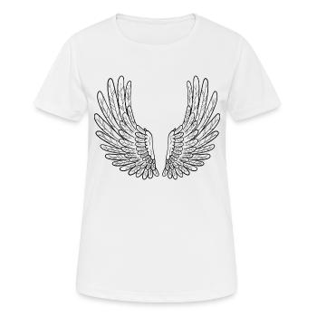 Aile - T-shirt respirant Femme - blanc - Devant - AI Model Female 172 dark (172cm)