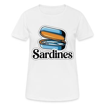 CONSERVE - T-shirt respirant Femme - blanc - Devant - AI Model Female 172 dark (172cm)