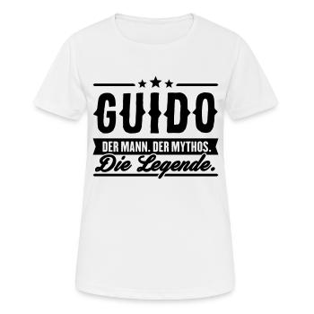 Man Myth Légende Guido - T-shirt respirant Femme - blanc - Devant - AI Model Female 172 dark (172cm)