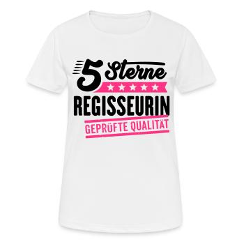 5Sterne Regisseurin - Frauen T-Shirt atmungsaktiv - Weiß - Vorne - AI Model Female 172 dark (172cm)