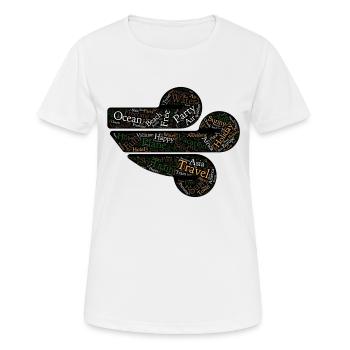 Travel - Travel - Women's Breathable T-Shirt - white - Front - AI Model Female 172 dark (172cm)