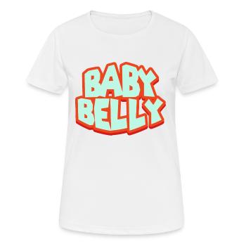 mutter - Frauen T-Shirt atmungsaktiv - Weiß - Vorne - AI Model Female 172 dark (172cm)