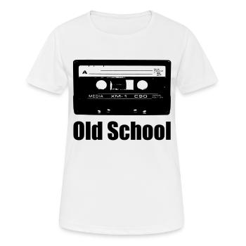 cassette - T-shirt respirant Femme - blanc - Devant - AI Model Female 172 dark (172cm)