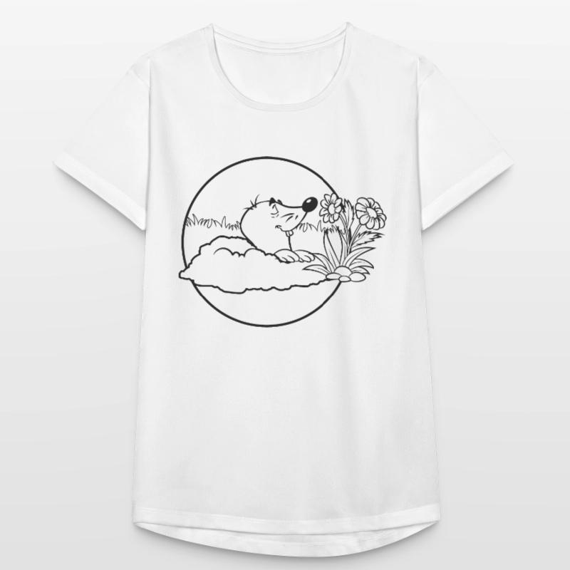 Mole Earth Mole Grêle Fleur Odeur Parfum Sp T-shirt respirant Femme