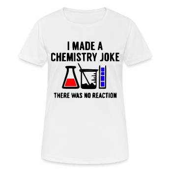 chimie - T-shirt respirant Femme - blanc - Devant - AI Model Female 172 dark (172cm)