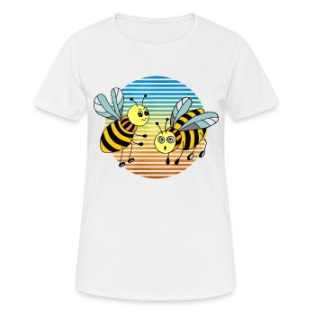 insects - Women's Breathable T-Shirt - white - Front - AI Model Female 172 dark (172cm)