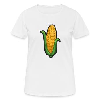 Épis de maïs - T-shirt respirant Femme - blanc - Devant - AI Model Female 172 dark (172cm)