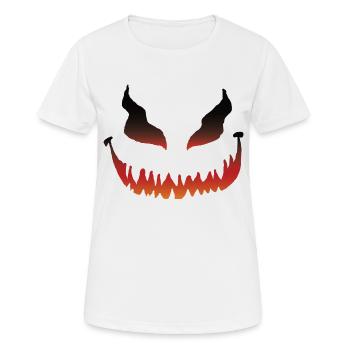 FIRE DUDE - Frauen T-Shirt atmungsaktiv - Weiß - Vorne - AI Model Female 172 dark (172cm)