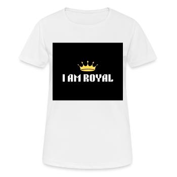 Iam royal - Women's Breathable T-Shirt - white - Front - AI Model Female 172 dark (172cm)