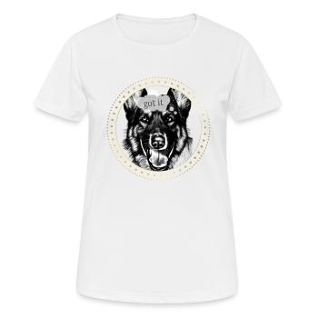 Gagnant - T-shirt respirant Femme - blanc - Devant - AI Model Female 172 dark (172cm)